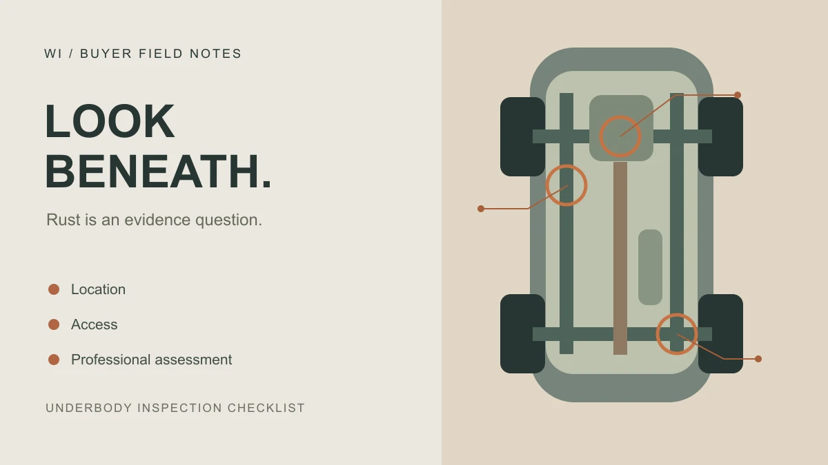 Rust on a Japanese Used Car: An Underbody Inspection Checklist