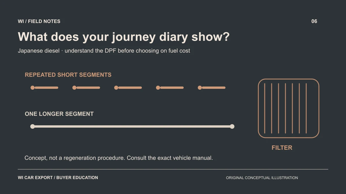 Should You Import a Japanese Diesel for Short Trips? Understand the DPF First